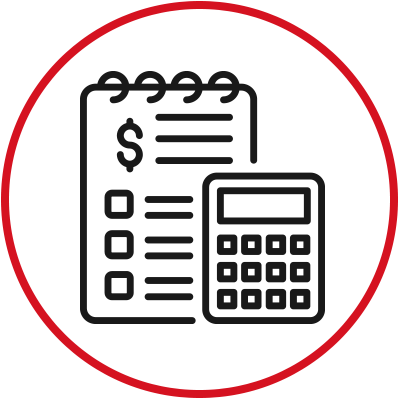 transparent pricing icon