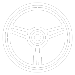 steering wheel icon.